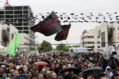اجتماع عزاداران مشهدی به‌ مناسبت شهادت امام صادق (ع)