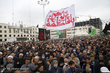 اجتماع عزاداران مشهدی به‌ مناسبت شهادت امام صادق (ع)
