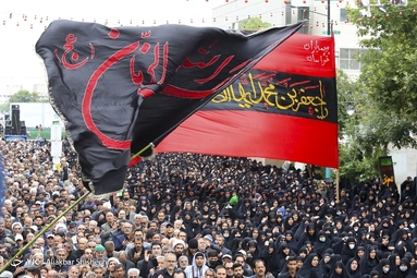 اجتماع عزاداران مشهدی به‌ مناسبت شهادت امام صادق (ع)