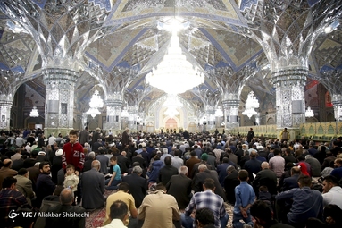 اجتماع عزاداران مشهدی به‌ مناسبت شهادت امام صادق (ع)