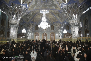 اجتماع عزاداران مشهدی به‌ مناسبت شهادت امام صادق (ع)