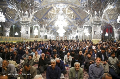 اجتماع عزاداران مشهدی به‌ مناسبت شهادت امام صادق (ع)