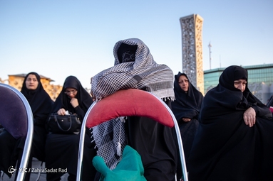 اجتماع عزاداران امام صادق (ع) در میدان امام حسین (ع)