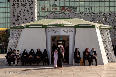اجتماع عزاداران امام صادق (ع) در میدان امام حسین (ع)