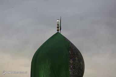 رونمایی از گنبد جدید حرم امامزاده طاهر بن زین العابدین (ع)