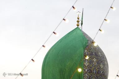 رونمایی از گنبد جدید حرم امامزاده طاهر بن زین العابدین (ع)
