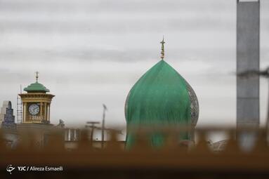 رونمایی از گنبد جدید حرم امامزاده طاهر بن زین العابدین (ع)