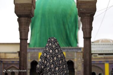 رونمایی از گنبد جدید حرم امامزاده طاهر بن زین العابدین (ع)