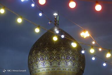رونمایی از گنبد جدید حرم امامزاده طاهر بن زین العابدین (ع)
