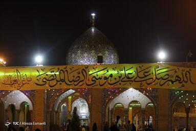 رونمایی از گنبد جدید حرم امامزاده طاهر بن زین العابدین (ع)