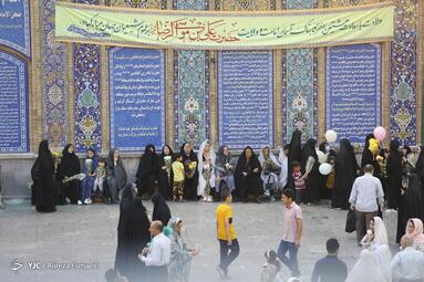 رونمایی از گنبد جدید حرم امامزاده طاهر بن زین العابدین (ع)