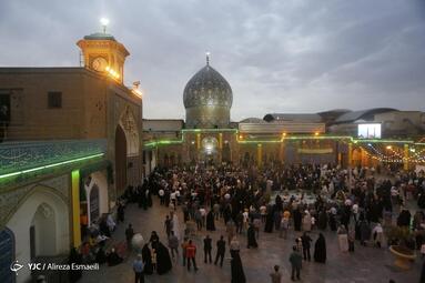 رونمایی از گنبد جدید حرم امامزاده طاهر بن زین العابدین (ع)