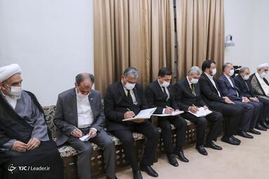 دیدار رئیس شورای مصلحت خلق ترکمنستان با رهبر انقلاب اسلامی