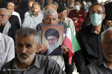 مراسم شصتمین سالگرد ۱۵ خرداد در گلزار شهدای «مسگرآباد» تهران