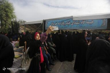 مراسم شصتمین سالگرد ۱۵ خرداد در گلزار شهدای «مسگرآباد» تهران