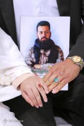 قرائت خطبه عقد خواهر شهید مدافع حرم مجید قربانخانی توسط رهبر انقلاب