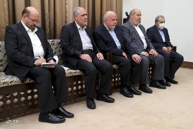 دیدار رئیس دفتر سیاسی حماس با رهبر انقلاب اسلامی