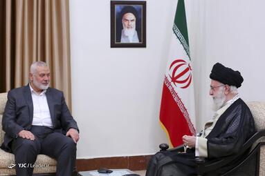 دیدار رئیس دفتر سیاسی حماس با رهبر انقلاب اسلامی