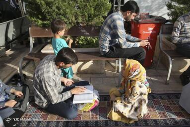 مراسم قرائت دعای پر فیض عرفه در گلزار شهدای کرمان