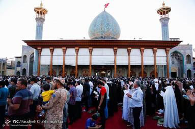 مراسم قرائت دعای پر فیض عرفه در حرم شاهچراغ(ع)