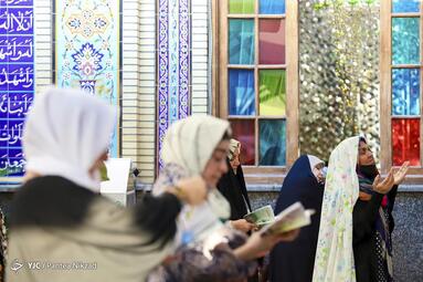 مراسم قرائت دعای پر فیض عرفه در امام زاده صالح (ع)