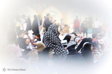 مراسم قرائت دعای پر فیض عرفه در امام زاده صالح (ع)