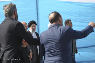 افتتاح طرح آبرسانی به بم و بروات از سد نسا با حضور رئیس جمهور