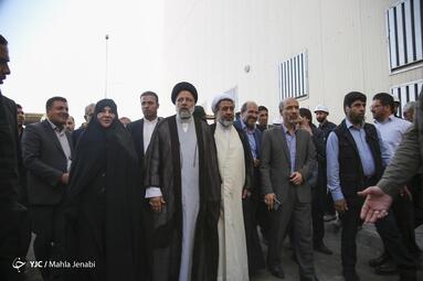 افتتاح  واحد گازی نیروگاه سیکل ترکیبی فولادی بوتیا با حضور رئیس جمهور
