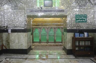 غبار روبی ضریح حرم شاه عبدالعظیم (ع)