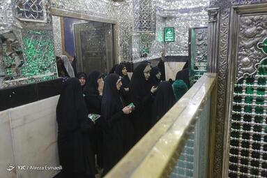 غبار روبی ضریح حرم شاه عبدالعظیم (ع)