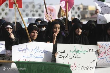 اجتماع عفاف و حجاب در میدان امام حسین (ع)