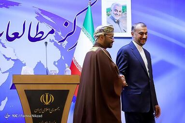 دیدار وزرای خارجه ایران و عمان