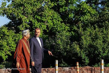 دیدار وزرای خارجه ایران و عمان