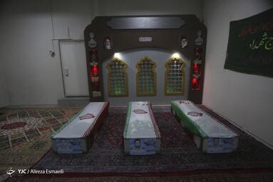 مراسم وداع با شهدای پلیس راه سیستان و بلوچستان در معراج شهدای تهران