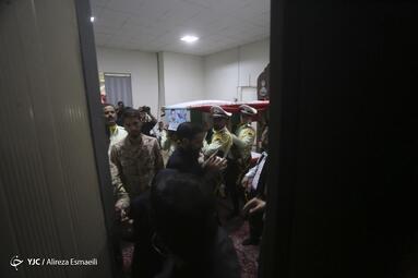 مراسم وداع با شهدای پلیس راه سیستان و بلوچستان در معراج شهدای تهران