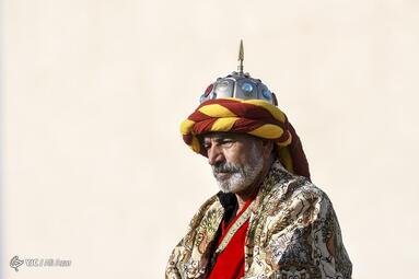 کاروان نمادین کربلا در خمینی شهر
