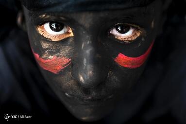 کاروان نمادین کربلا در خمینی شهر