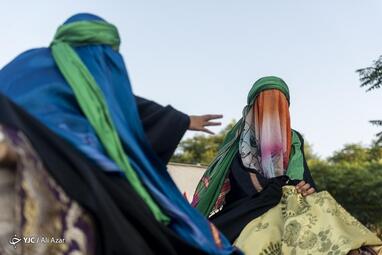 کاروان نمادین کربلا در خمینی شهر