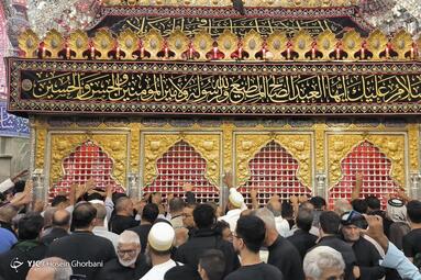 حرم حضرت ابوالفضل (ع) در روز تاسوعا
