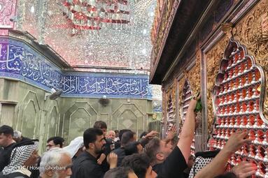حرم حضرت ابوالفضل (ع) در روز تاسوعا