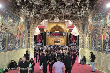 حرم حضرت ابوالفضل (ع) در روز تاسوعا