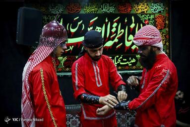 خیمه سوزان ظهر عاشورا - چهار راه گلوبندک تهران