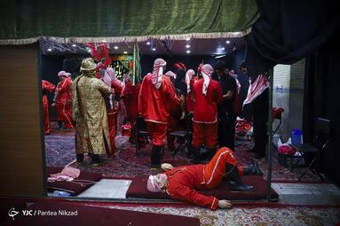 خیمه سوزان ظهر عاشورا - چهار راه گلوبندک تهران