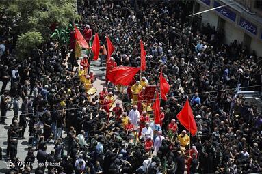 خیمه سوزان ظهر عاشورا - چهار راه گلوبندک تهران