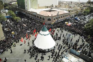 خیمه سوزان ظهر عاشورا - چهار راه گلوبندک تهران