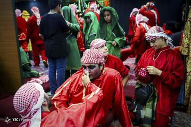 خیمه سوزان ظهر عاشورا - چهار راه گلوبندک تهران