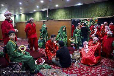 خیمه سوزان ظهر عاشورا - چهار راه گلوبندک تهران