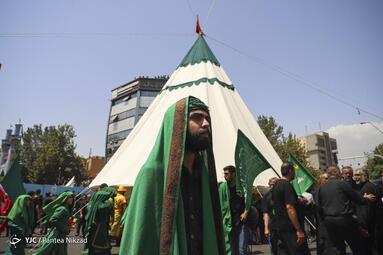 خیمه سوزان ظهر عاشورا - چهار راه گلوبندک تهران