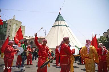 خیمه سوزان ظهر عاشورا - چهار راه گلوبندک تهران