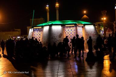 مراسم عزاداری شب شام غریبان در میدان امام حسین (ع)